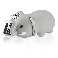 EMTEC EKMMD8GM323: 8GB Elephant Flash Drive EMTEC EKMMD8GM323: 8GB Elephant Flash Drive