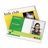 Fellowes 52007:Laminated Unpunched ID Card Pouches Fellowes 52007:Laminated Unpunched ID Card Pouches