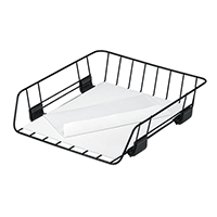 Fellowes 66112: Letter Tray, Front Load, Black Fellowes 66112: Letter Tray, Front Load, Black