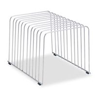 Fellowes 72012: Silver Wire Desktop File Organizer Fellowes 72012: Silver Wire Desktop File Organizer