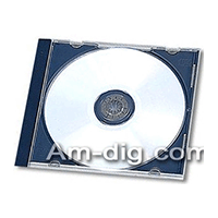 CD Jewel Case - Black Single 10mm Assembled
