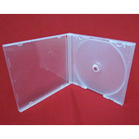 CD Jewel Case - Poly Single Clear 10.4mm Spine