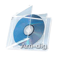 CD Jewel Case - Clear Double 10mm Assembled