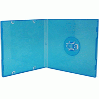 CD Case - Poly M-Lock Mini Blue - For 3 inch Discs