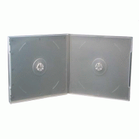 CD Jewel Case - Poly Double Semi-Clear with Sleeve