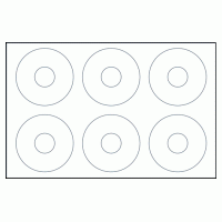 Klone 30630D: 6-UP CD Label Sheets 11x17 Sheets Klone 30630D: 6-UP CD Label Sheets 11x17 Sheets