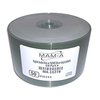 MAM-A 11278: CD-R DA-80 Silver InkJet Printable