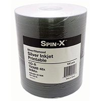 You may also be interested in the Prodisc / Spin-X 46111143: CD-R Silver Inkjet Hub .