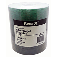 Prodisc / Spin-X 46113031 CD-R Silver Inkjet Print