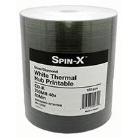 Prodisc / Spin-X 46113329: CD-R White Thermal Hub