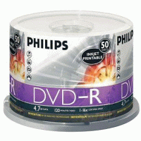 Philips DM4S6B50F/17 DVD-R 16x 4.7GB Logo 50 Pack