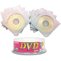 Ridata/Ritek 6x DVD-RW Branded 5 Disc Mini-Pack