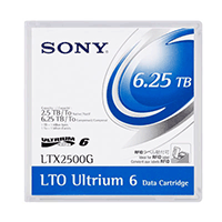 Sony LTX2500G: Ultrium LTO-6 Cartridge 2.5/6.25TB Sony LTX2500G: Ultrium LTO-6 Cartridge 2.5/6.25TB