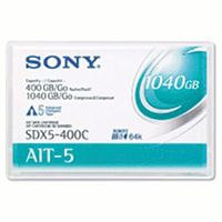 Sony SDX5400C: 8 mm AIT-5 Cartridge 246m 400GB Nat Sony SDX5400C: 8 mm AIT-5 Cartridge 246m 400GB Nat