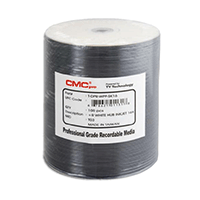 Taiyo Yuden / CMC Inkjet White 16x DVD+R Hub Print Taiyo Yuden / CMC Inkjet White 16x DVD+R Hub Print
