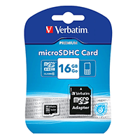 Verbatim 44082: 16GB Micro SDHC Memory Card Verbatim 44082: 16GB Micro SDHC Memory Card