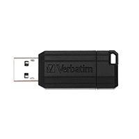 Verbatim 49061: Black PinStripe USB Flash Drive Verbatim 49061: Black PinStripe USB Flash Drive