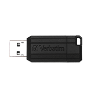 Verbatim 49062: Black PinStripe USB Flash Drive Verbatim 49062: Black PinStripe USB Flash Drive