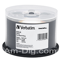Verbatim 94852: Shiny Silver 8x DVD-R (minus)