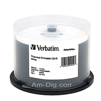 Verbatim 94949: 700MB / 80 min White Thermal Verbatim 94949: 700MB / 80 min White Thermal