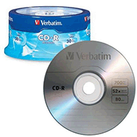 Verbatim 95156 CD-RW Discs 700MB/80Min 12X W/Slim Verbatim 95156 CD-RW Discs 700MB/80Min 12X W/Slim