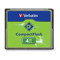 Verbatim 95188: CompactFlash Memory Card, 4GB, TAA Verbatim 95188: CompactFlash Memory Card, 4GB, TAA