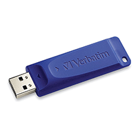 Verbatim 97088: Blue USB Flash Drive, 8GB, USB 2.0 Verbatim 97088: Blue USB Flash Drive, 8GB, USB 2.0