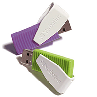 Verbatim 98425: Swivel Eucalyptus Green USB, 16GB Verbatim 98425: Swivel Eucalyptus Green USB, 16GB