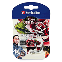 Verbatim 98515: 16GB Mini USB-Rose Tattoo Verbatim 98515: 16GB Mini USB-Rose Tattoo