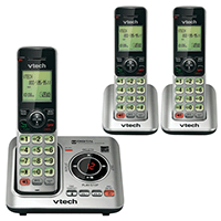 VTech CS662933 Silver/Black Cordless Handset Phone VTech CS662933 Silver/Black Cordless Handset Phone