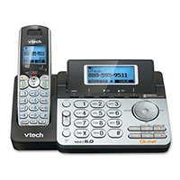 VTech DS6151: Silver/Black 2 Line Answering System VTech DS6151: Silver/Black 2 Line Answering System