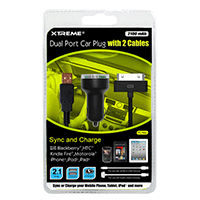 Xtreme 88925: iPhone 4 Dual Port Car Charger Xtreme 88925: iPhone 4 Dual Port Car Charger